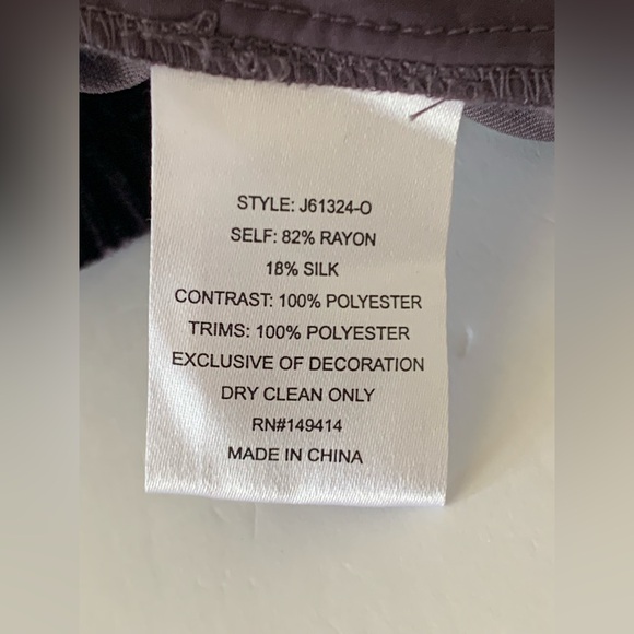 Johnny Was Lenon Velvet Jogger Women’s Size M Purple - Picture 7 of 14